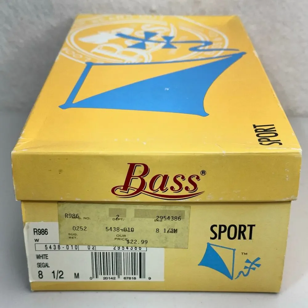 G.H. Bass White Canvas Low-Top Classic Sneakers Size 8.5 Classic Tennis Shoes